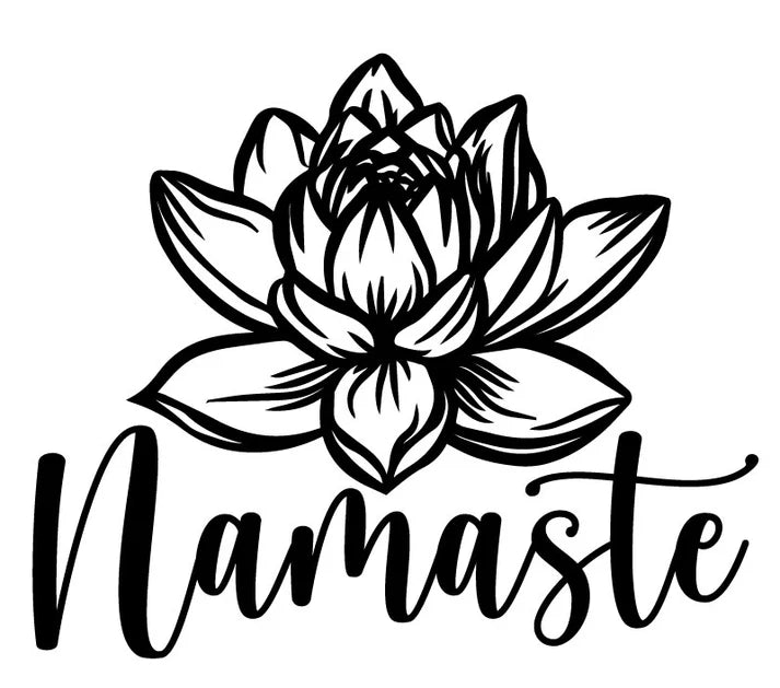 Namaste Metal Sign